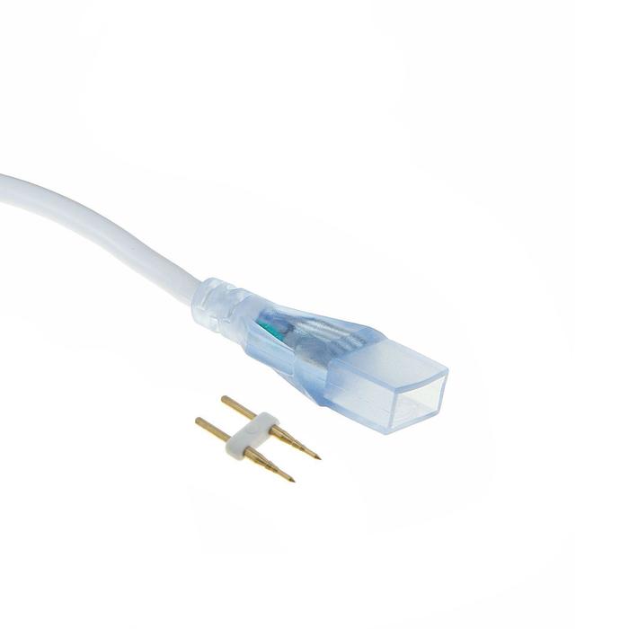 Качественная картинка Гибкий неон Luazon Lighting 15 × 25 мм, IP67, 50 м, SMD2835, 120 LED/м, 220 В, свечение белое