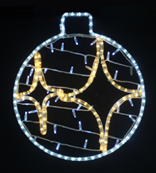 Световая игрушка шар "Сириус", Teamprof, 53*60 см., 24В, теплый белый+белый