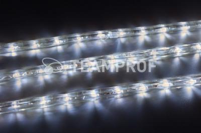 Светодиодный дюралайт Teamprof, 2-х проводной, круглый, 13 мм, 2 Вт, 220В, статика, белый