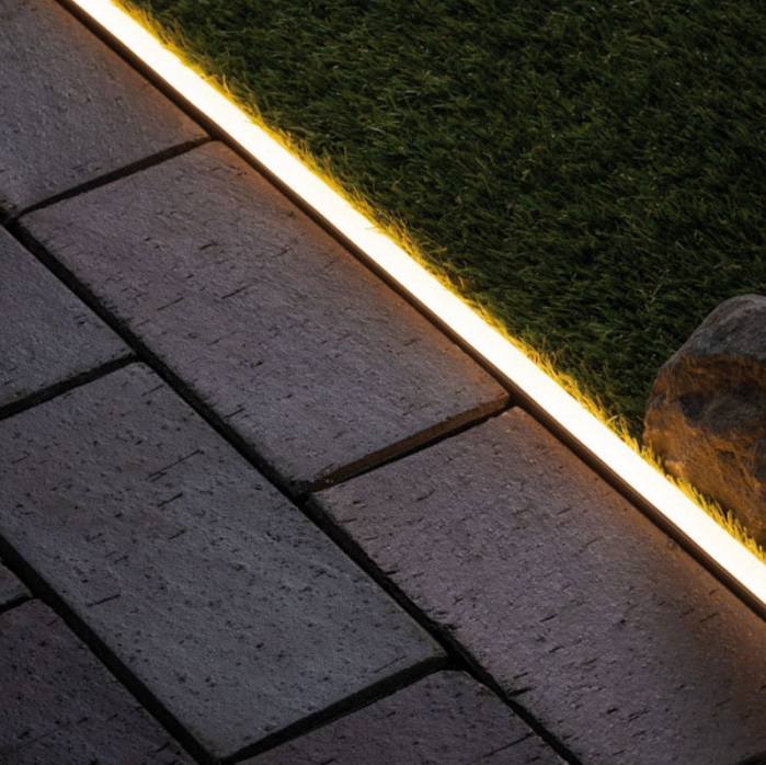 Качественная картинка Алюминиевый профиль для неона 13х13 мм (2 метра)