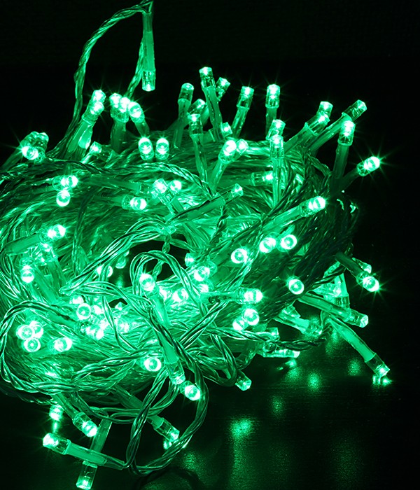 Качественная картинка 05-175 Светодиодная нить Laitcom, 10м, 24V, 100 LED,  IP65, прозр. провод, зеленый