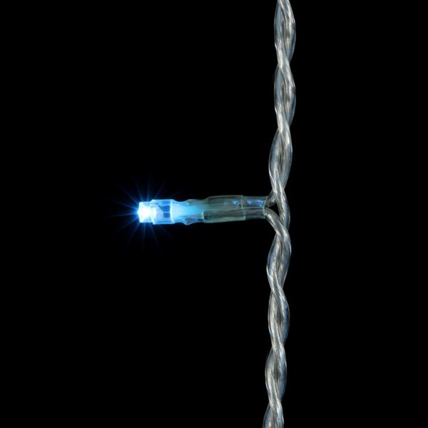 Качественная картинка Светодиодная нить Laitcom с возможностью динамики, 20м, 24V, 200 LED, прозр.пр., неб.голубой