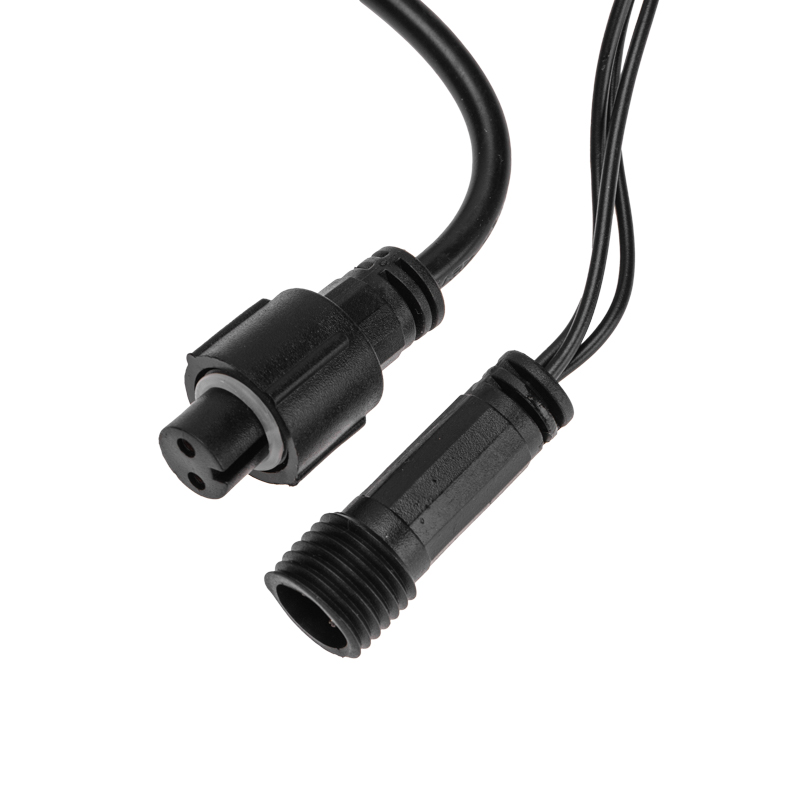 Качественная картинка Светодиодный занавес NEON-NIGHT 2х0,8м ТЕПЛЫЙ БЕЛЫЙ, черный ПВХ, IP65, постоянное свечение, 230В