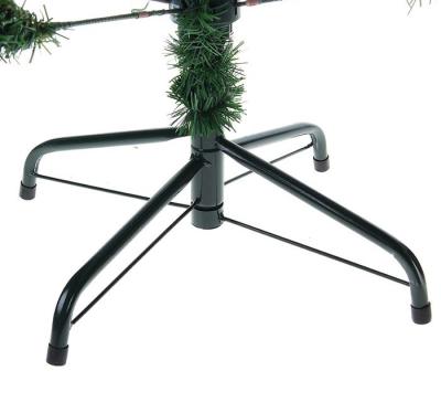 Ёлка иней с ягодами 180 см, d нижнего яруса 117 см, 780 веток, металл подставка