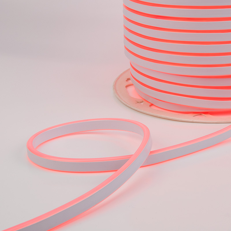 Качественная картинка Гибкий неон NEON-NIGHT 8х16мм двухсторонний 120 LED/м КРАСНЫЙ 230В бухта 100м