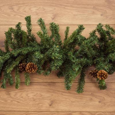 Гирлянда еловая с шишками 2,7м, диаметр 36см, ПВХ NEON-NIGHT