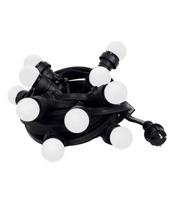 21-008 Светодиодная гирлянда Laitcom Belt-Light с шагом 40см, Е27 влагост. IP54, черный провод, 20м 21-008 Светодиодная гирлянда Laitcom Belt-Light с шагом 40см, Е27 влагост. IP54, черный провод, 20м