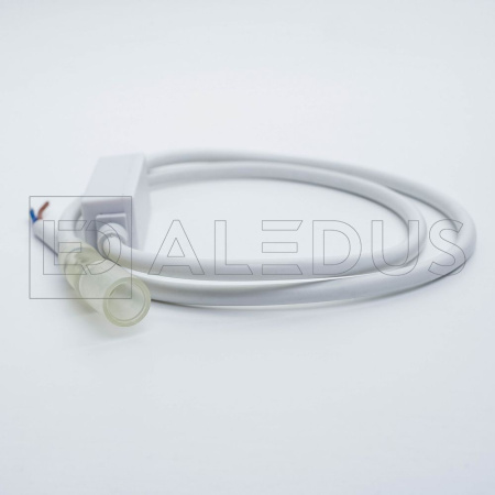 Качественная картинка Комплект подключения для 2-х проводного дюралайта, 1.5 А, 1 м, белый, без вилки