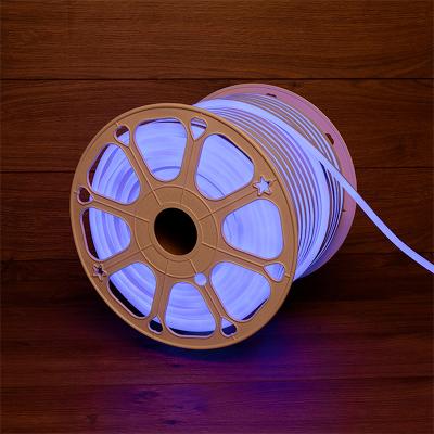 Гибкий неон NEON-NIGHT 8х16мм односторонний 120 LED/м СИНИЙ 230В бухта 100м