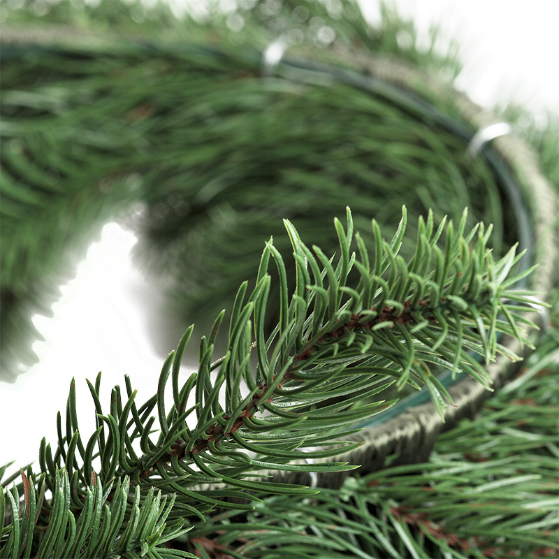 Качественная картинка Еловый венок с шишками NEON-NIGHT Ø 45см, Литой