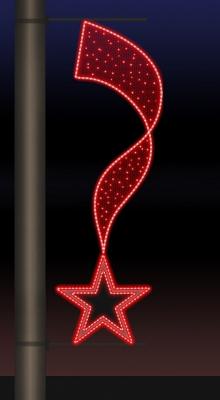 Светодиодная уличная консоль ко Дню победы Rich LED. Тип 9-6 красный заполнение RL-KN-9-6-R-dR Светодиодная уличная консоль ко Дню победы Rich LED. Тип 9-6 красный заполнение RL-KN-9-6-R-dR