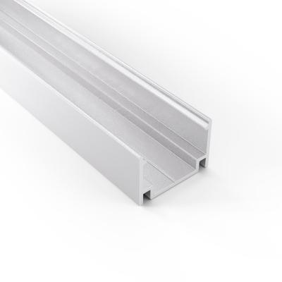 Профиль алюминиевый анодированный для гибкого неона 16х16мм, 2м