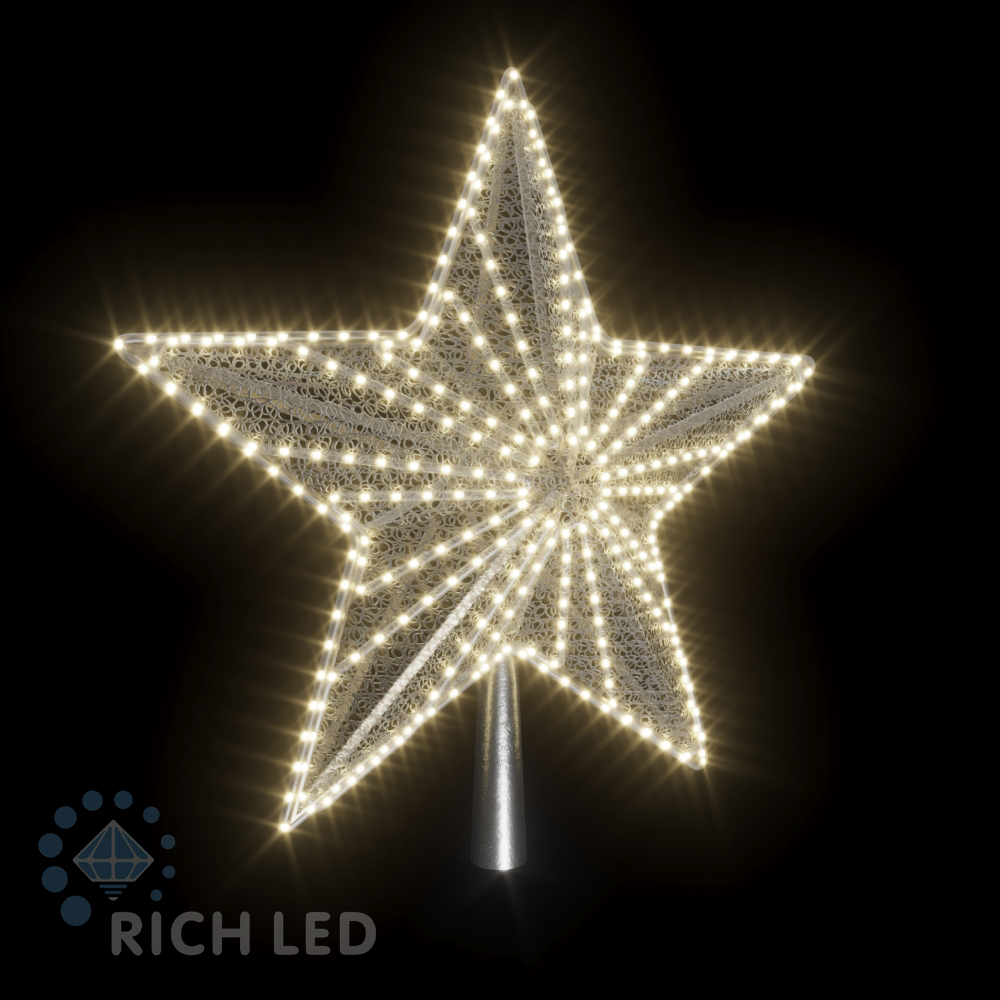 Качественная картинка Макушка для Ели RichLed тип 2, 220В, 80*80 см