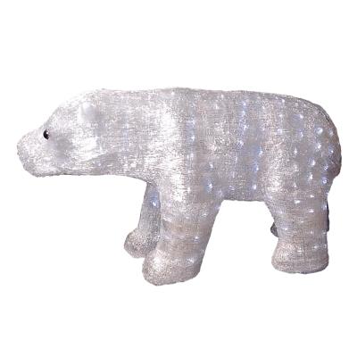 Акриловая светодиодная фигура Полярный медведь Neon-Night 112х58 см, 400 LED, пониж.трансф-р