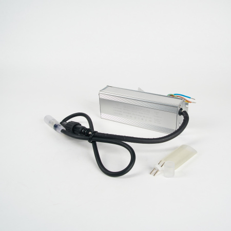 Качественная картинка Импульсный источник питания для дюралайта ALEDUS 220/24 В, 150 Вт, 1.5 м, черный без вилки