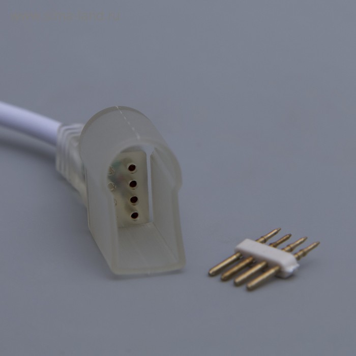 Качественная картинка Контроллер для неона Luazon Lighting, 15x25 мм, мульти, RGB, до 50 метров, 220V   1431338