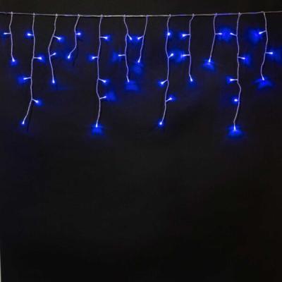Бахрома на батар.  Laitcom с таймером 3м, 100 LED, IP65, 3 бат. "D", 4,5V, прозр. пр., синий Бахрома на батар.  Laitcom с таймером 3м, 100 LED, IP65, 3 бат. "D", 4,5V, прозр. пр., синий