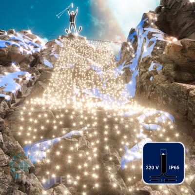 Светодиодный занавес RichLed, 2*9 м, 220 В, пост. свечение, IP 65, герметичный колпачок, цвет белый Светодиодный занавес RichLed, 2*9 м, 220 В, пост. свечение, IP 65, герметичный колпачок, цвет белый