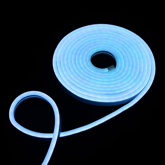 Качественная картинка Гибкий неон General 8 × 18 мм, IP67, 50 м, SMD5050, 72 LED/м, 12 В, свечение RGB