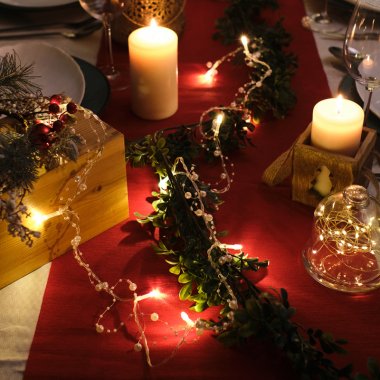 Качественная картинка Гирлянда светодиодная Жемчужинки Neon-Night 1,5м, прозр.ПВХ, IP20, 10LED, теп.белый, 2хАА (нет)