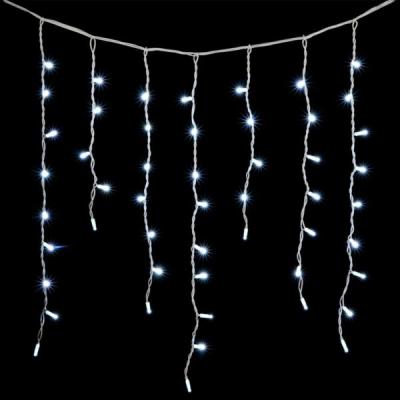 Светодиодная бахрома Laitcom 3,2 x 0,9 м, белый провод каучук, 168 led, IP65, белый