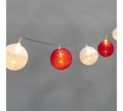 Тайские фонарики Магия Neon-Night 3,5м, проз.ПВХ, IP20, 20LED, т.белый, USB