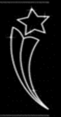 Светодиодная консоль Звезды 1, 174х83, теплый белый (220) Светодиодная консоль Звезды 1, 174х83, теплый белый (220)