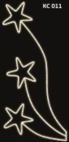 Качественная картинка Светодиодная консоль Звезды 1, 174х83, розовый (220)