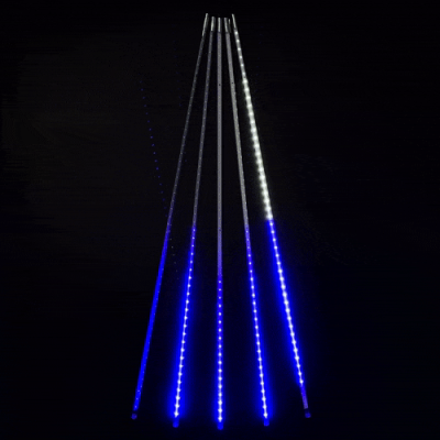 15-024 Комплект "Тающие сосульки" Laitcom, 24V, 5х1м, 480 Led, белый-синий 15-024 Комплект "Тающие сосульки" Laitcom, 24V, 5х1м, 480 Led, белый-синий