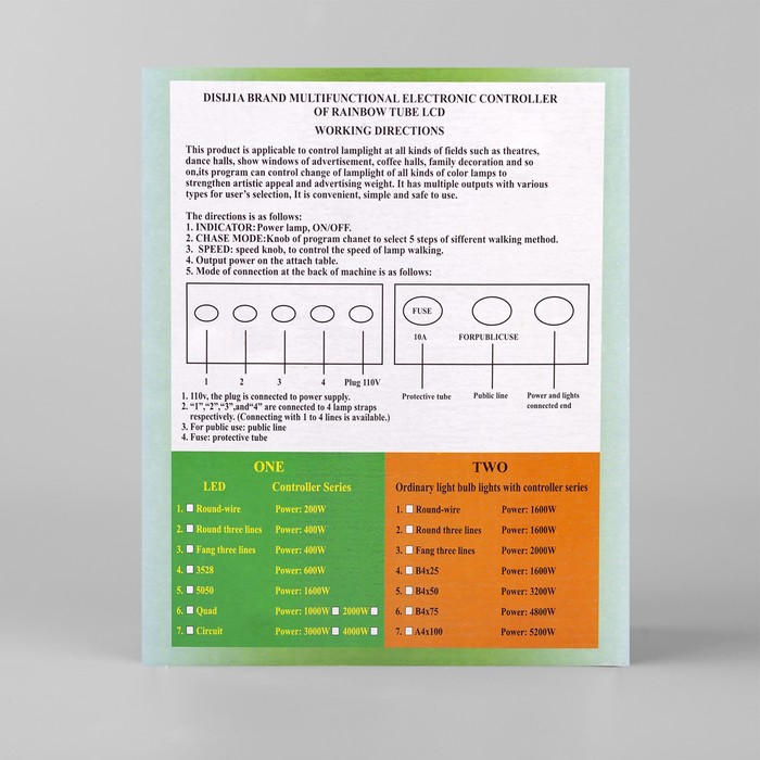 Качественная картинка Контроллер Luazon Lighting для LED дюралайта 13 мм, 3W, до 100 метров, 8 режимов 767720