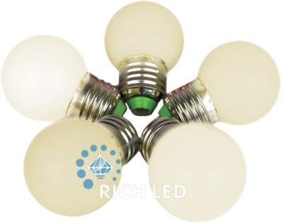 Светодиодная лампа для Белт-лайта Rich LED, 24В, 2 Вт, d=45 мм, теплая белая, RL-B-E27-G45-24V-2W-WW