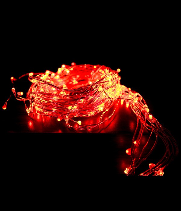 Качественная картинка 08-057, Светодиодная гирлянда Laitcom "Branch light", 2,5м., 24V, 200 LED, IP67, красн.шнур, красный
