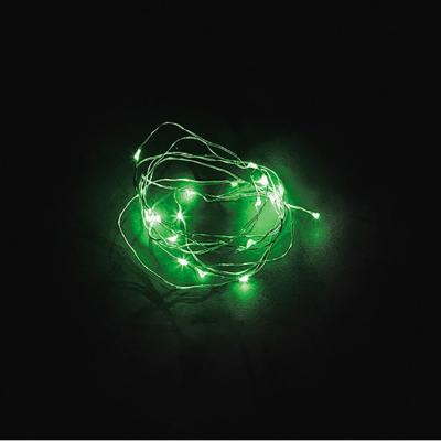 Светодиодная гирлянда Feron, 20 LED 2м, зеленый, батарейки 2*АА,  IP 20,  шнур 0,5м, CL570