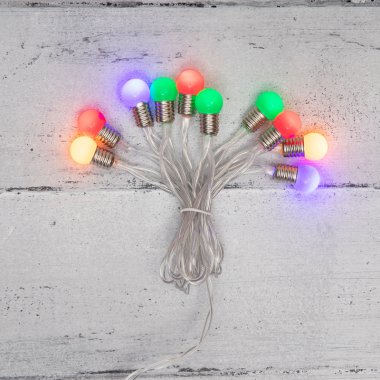 Гирлянда светодиодная Мини-лампочки Neon-Night 1,5м, проз.ПВХ, IP20, 10LED, теплый белый, 2хАА(нет)