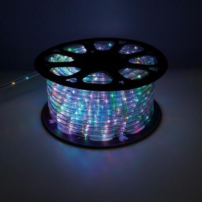 Дюралайт (световая нить) со светодиодами, 2W 50м 230V 24LED/м 13мм, RGBW, LED-R2W с 2 заглушками, 2 