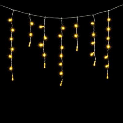 Светодиодная бахрома Laitcom 4,9x0,5м, 189 LED, IP65, прозр.пр.ПВХ, т.белый