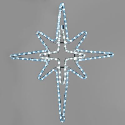 Светодиодная Фигура "Полярная Звезда" 70 x 60 см Небесно-Голубой, IP65