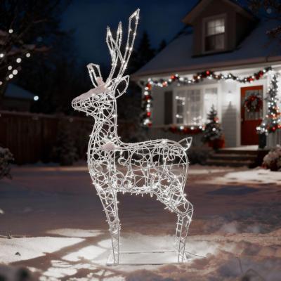 Светодиодная фигура “Световой олень” Laitcom, 1,6м 24В, 350LED, IP65, белый