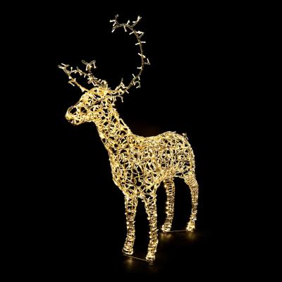 Светодиодная Фигура «Световой Олень» 1,2м Тепло-Белый 24В, IP65