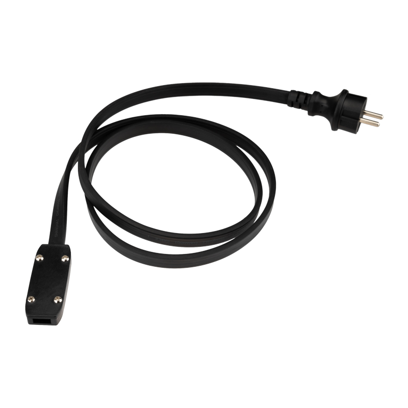 Качественная картинка Блок питания для подключения двухжильной гирлянды Belt-light (шнур питания 1,5м с вилкой, 2 коннекто