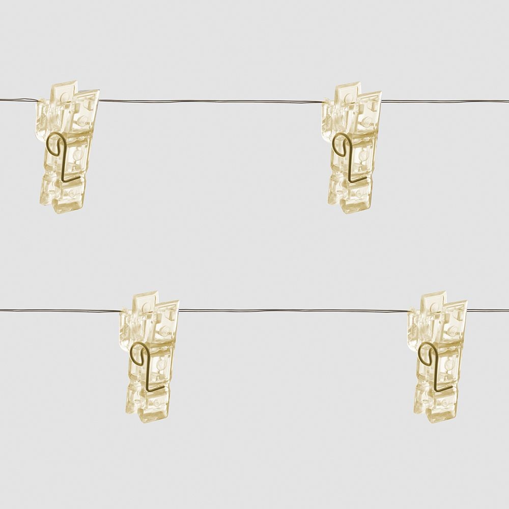 Качественная картинка Светодиодная гирлянда линейная Feron Прищепки USB 20LED 2700K, IP 20, 1.8м, CL573