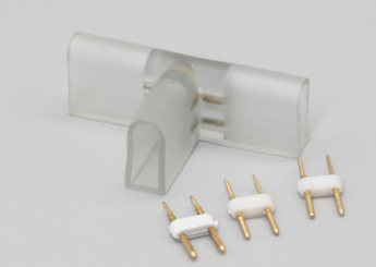 Т-коннектор для гибкого неона ALEDUS 08х16 мм