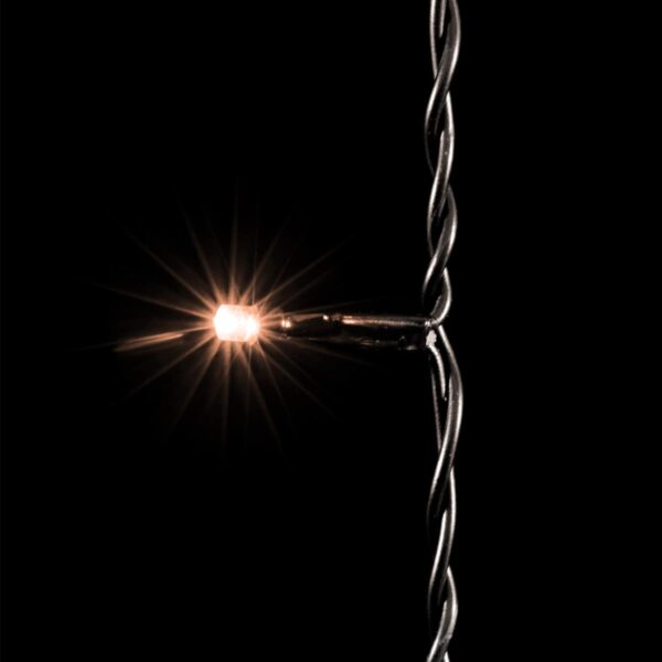 Качественная картинка Светодиодная нить Laitcom, 10м, 24V, 100 LED, IP54, черн. пр., экстра тепл. белый