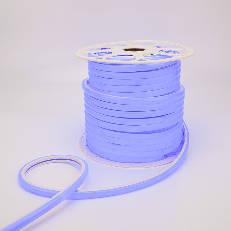 Качественная картинка Гибкий неон NEON-NIGHT 16х16мм форма D 144 LED/м СИНИЙ 230В бухта 50м