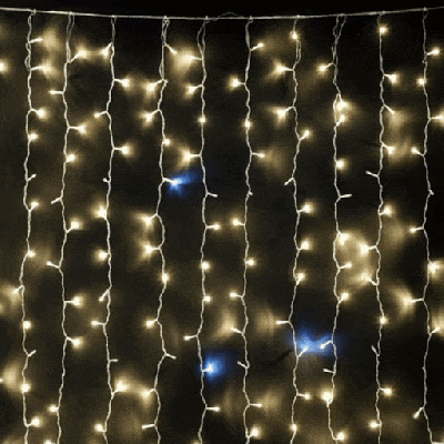 Светодиодный занавес Laitcom, 2x2м, 400 led, IP 54, прозр.провод, мерц белого диода (облегч), т.бел Светодиодный занавес Laitcom, 2x2м, 400 led, IP 54, прозр.провод, мерц белого диода (облегч), т.бел