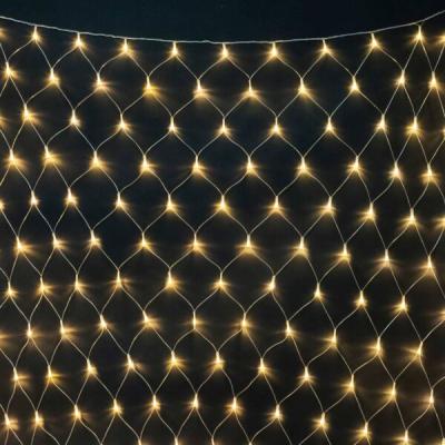 Светодиодная сеть Laitcom, 2x2м, 256 led, IP54, 24В, прозр. пр.ПВХ, тепло белый