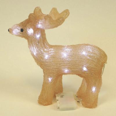 Светодиодная фигура "Олень Северный" Laitcom, 34 см, 24 led, IP54, 3АА