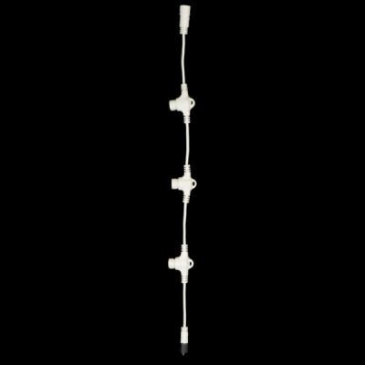 Разветвитель Laitcom 3-х лучевой для нитей 24В без возможности управления, провод белый ПВХ, IP65