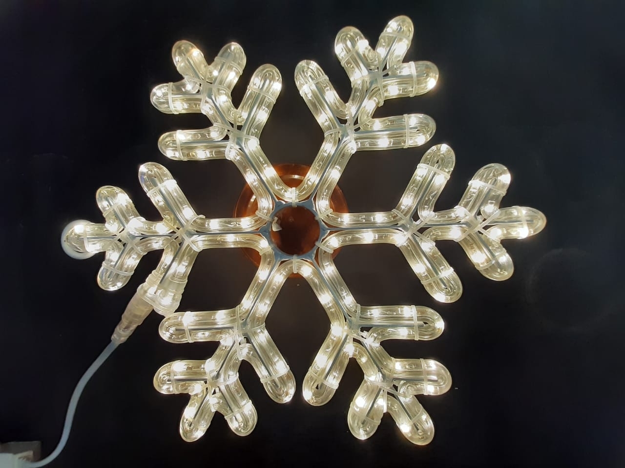 Снежинка Rich LED ПРЕМИУМ, 40 см, тепло-белая, RL-SFDL40-WW* Качественная картинка Снежинка Rich LED ПРЕМИУМ, 40 см, тепло-белая, RL-SFDL40-WW*