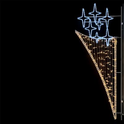 Светодиодная Консоль «Факел» Laitcom 75 x 200 см, Белая, 220В